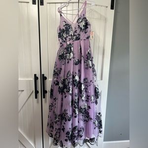 Beautiful purple prom dress